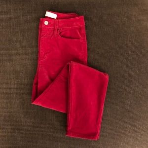 Red Velvet High Rise Skinny jeans from Gap